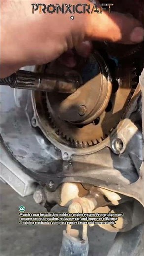 Engine Gear Installation | Precise Timing & Smooth Operation