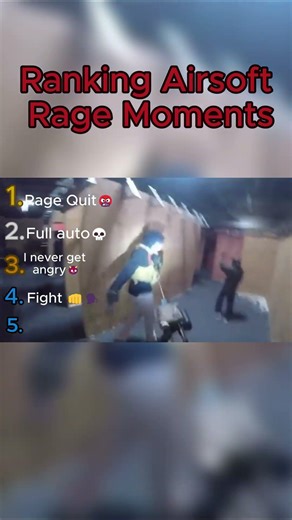 Top 5 Air-soft Rage Moments 🤬😰