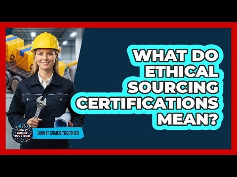 What Do Ethical Sourcing Certifications Mean?