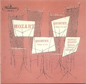 Barylli Quartet, Mozart - Quartet No. 21 In D Major, K.575 / Quintet No.5 In D Major, K.593