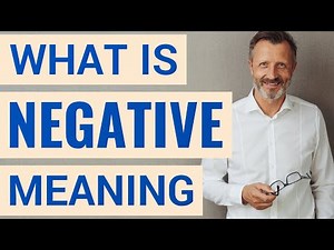 Negative | Meaning of negative