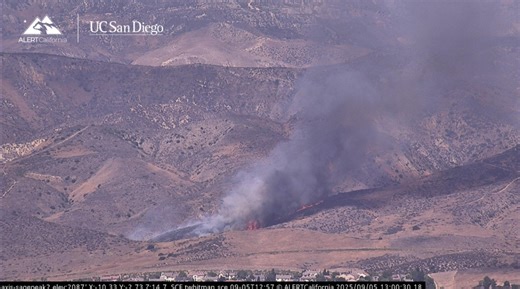 Fire teams responding to 20-acre vegetation fire north of Simi Valley; Road closures in effect