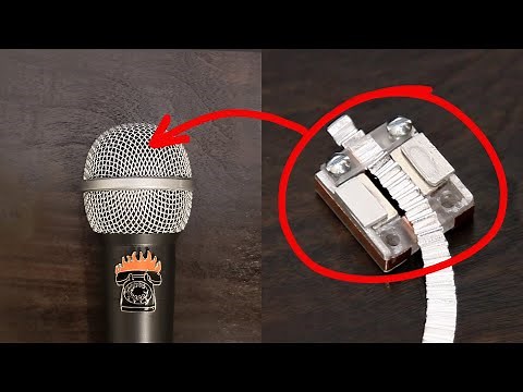 Ribbon mic DIY Build Microphone HOW TO MAKE A RIBBON MIC