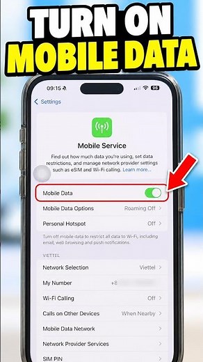 How to Turn On Mobile Data on iPhone (2 Easy Methods)