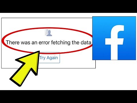 How To Fix Facebook App There was an error fetching the data Problem Solved