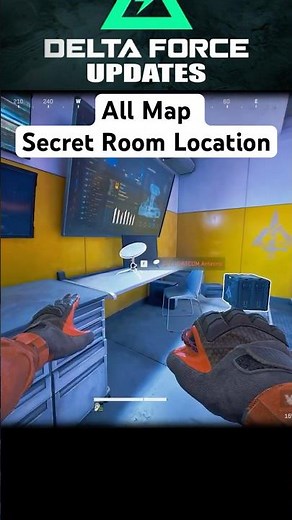 All Map Secret Door Room Location #deltaforcegame #gaming #deltaforce #games #deltaforcepc