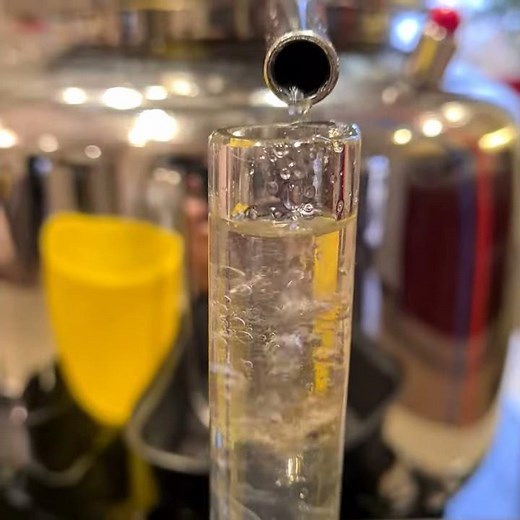 Layer of the orange essential oil | Steam distillation process