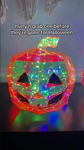 Pumpkin Light up Halloween decor #halloweendecor #lightuppumpkin