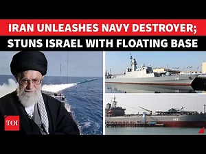 Iran UNLEASHES Navy Destroyer, Then Unveils Floating Naval Base | What It Means For Israel & U.S.