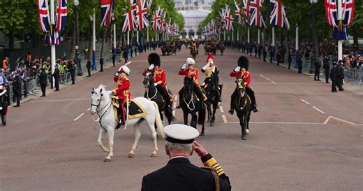 Thousands gather in London to mark the 80th anniversary of the end of WWII in Europe