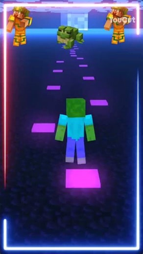 Level Up Challenge: The Hardest Tile Hops #shortsviral #minecraft