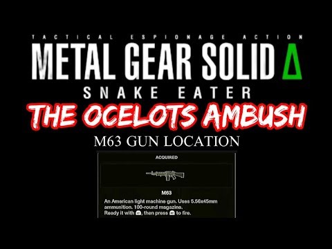 The Ocelots Ambush & M63 Gun Location | Metal Gear Solid Snake Eater - EXTREME