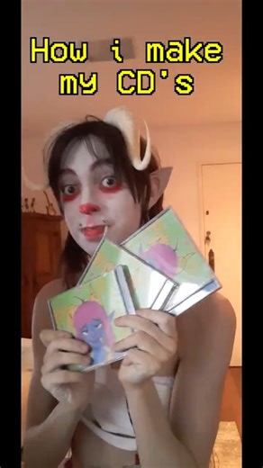 How i make my CD's #aesthetic #cosplay #2000s #diy #cds #tutorial #tutorials