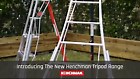Henchman Fully Adjustable Tripod - Ladders for uneven ground - All sizes  | eBay UK