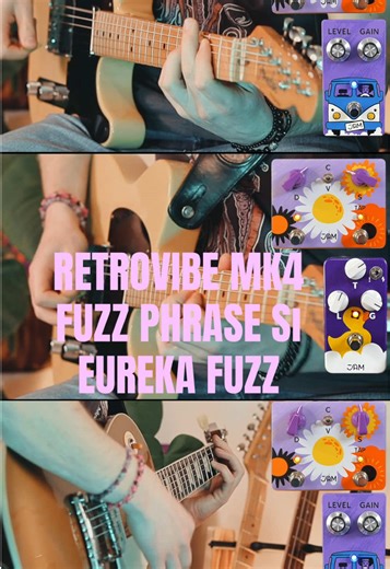 VIBE & FUZZ 🌸 The new @JAM pedals RETROVIBE MK4 obviously pairs beautifully with their FUZZ PHRASE Si & EUREKA FUZZ ⚡️ Full demo over on YouTube 👀 #guitar #guitargear #guitarist #guitarpedals #jampedals