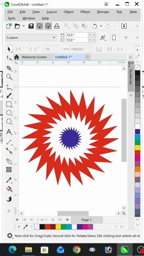 Circle Tutorial Design in CorelDraw