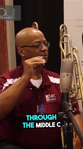Brass musician virtuoso Ron Wilkins and his mouthpiece buzz #virtuoso #brassmusician #trombone