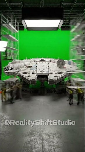 Building the Millennium Falcon… and Launching It! 🚀✨ | Star Wars BTS #StarWars #Falcon #Shorts