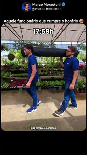 Quando o funcionário é sempre pontual🤣#motivação #inspiração #felicidade #viral #divertido #trabalho