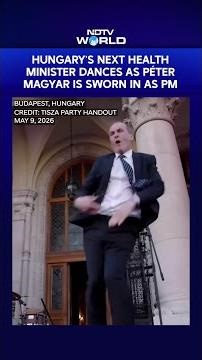 Watch: Hungarian Politician's "Cool" Dance At Peter Magyar's Inauguration Goes Viral