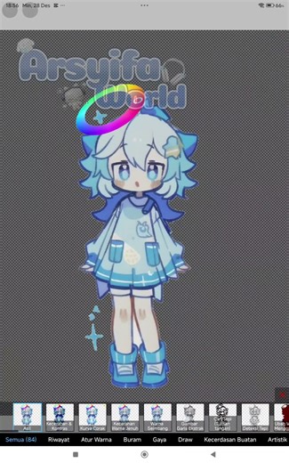 tutorial membuat warna warni di ibis paint