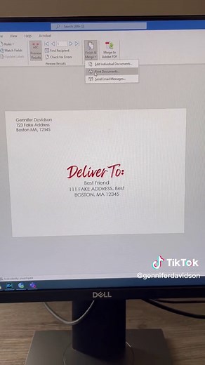 Print Addresses on Envelopes: Mail Merge Tutorial