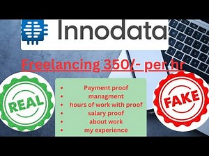 Innodata freelancing REAL OR FRAUD? per hour 350 ll as per my experience with proof #innodata