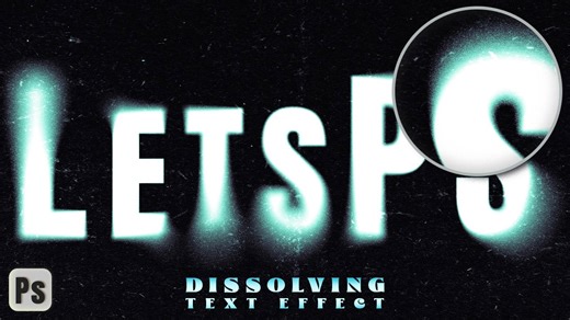 Stunning Dissolve and Blur Text Effect in Photoshop Quick and Easy Tutorial