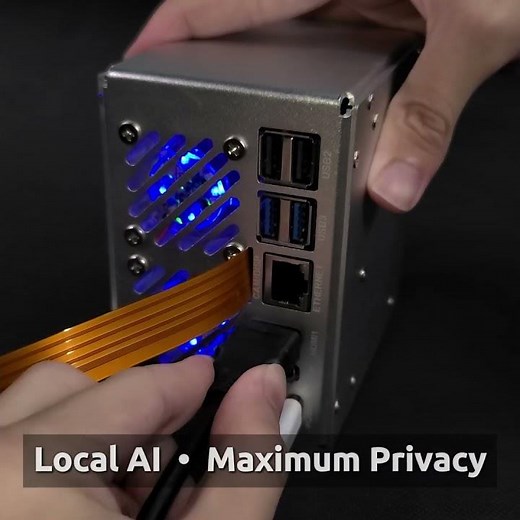 DIY Mini AI PC with Hailo 8L & Pironman 5 🔧#Hailo8L #Pironman5