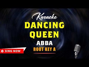 ABBA - Dancing Queen Karaoke (Instrumental Track with Lyrics)