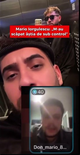 Fulgy si Mario Iorgulescu: “Sunt la clinica si m-au scapat de sub contol”