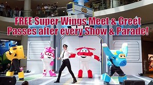 6.8K views · 33 reactions | The Super Wings live show at Suntec City is just too fun to watch! And there's a special parade happening on every Sat too. Psst, here's a tip - 홁홍홀홀 Meet & Greet passes are handed out after every show AND parade so make sure you stick around!  | Cheekiemonkies | Facebook