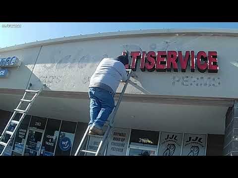 Installing Individual Channel Letter Sign