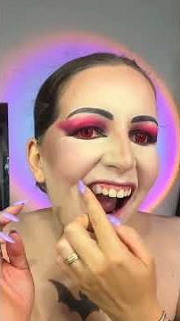 HOW TO MAKE VAMPIRE TEETH 🦷 #halloween #makeup #diy #halloweenmakeup #vampire