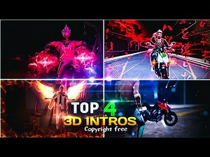 TOP 4 3D INTROS || FREE FIRE 3D INTROS || BY RAYAN FF 09