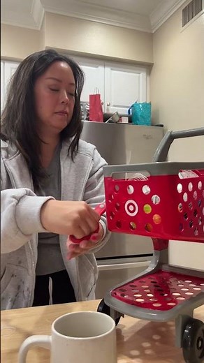 Unboxing Target Shopping Cart Toy