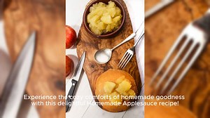 Homemade Applesauce Recipe