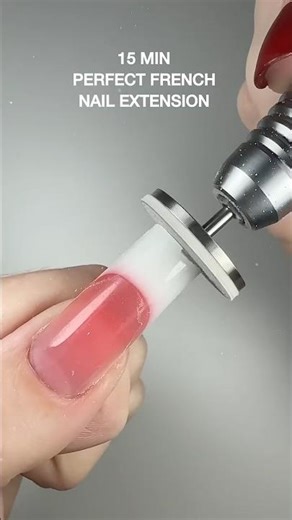 How to apply French manicure with poly gel to the dual form nails?