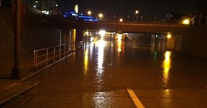 Storm brings flash flooding to Bismarck
