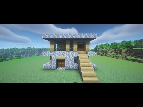 Tutorial to Build a Large Start House (Easy) #31 |Minecraft