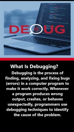 What Is Debugging? #ai #vision #technology #software #programming #debugging #shorts