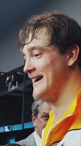 🎥Nikita Zadorov on his viral beer chug at the Celtics game on Friday night: "I went to 15 games probably and the camera was never on me, but one time I went with Pasta, they put a camera on me. I was like, I have to do it. It's Boston." | Boston Bruins