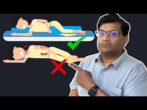 Sleeping positions to reduce back pain (in one minute!)