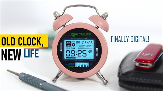 别扔掉你的旧钟表——把它们变成数字时钟吧！ | Don't Throw Away Your Old Clocks—Turn Them Digital!