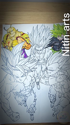 piccolo drawing from Dragon Ball super