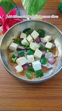 “5 mins lo perfect paneer tikka 😍 secret method”/Vbs amma foods/ viral short