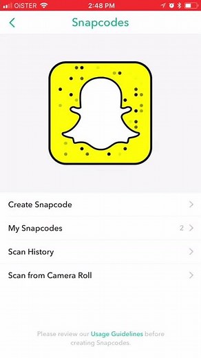 How to DELETE A SNAPCODE on SNAPCHAT?
