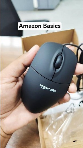 Amazon Basics 3-Button Wired USB Mouse – Unboxing & Honest Review (2025) #unboxing #amazon #tech