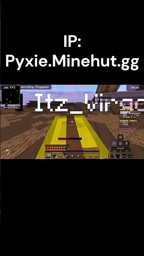 ip: pyxie.minehut.gg #fypage #minecraft #destroyingtheserver