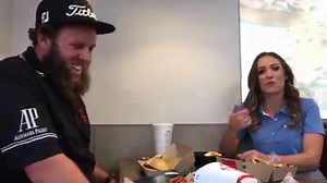 Our Chantel McCabe is with Andrew "Beef" Johnston at Arby's following his final round at the Waste Management Phoenix Open! | Golf Channel